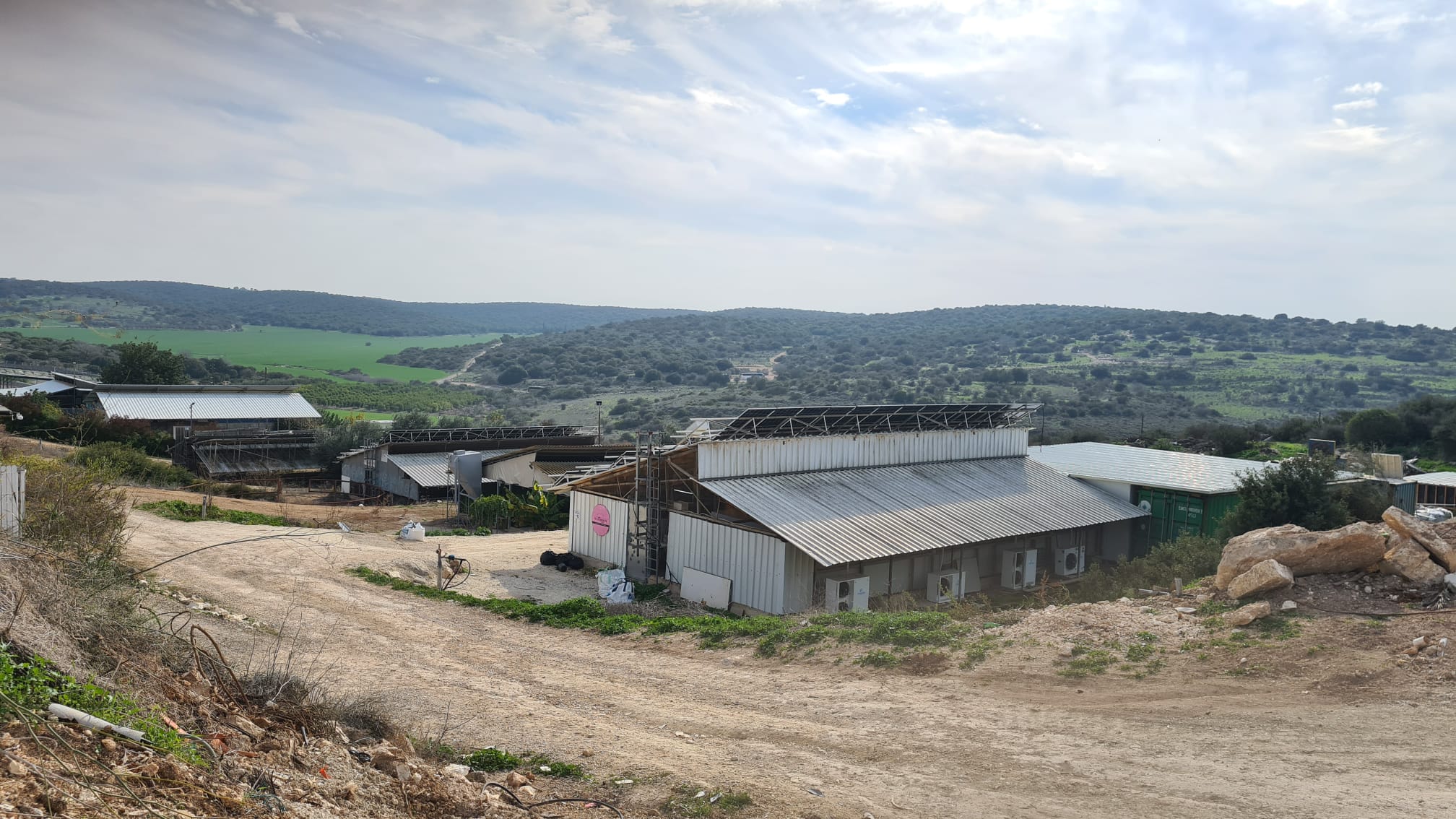 חוות פטריות גורמה מאשרום 